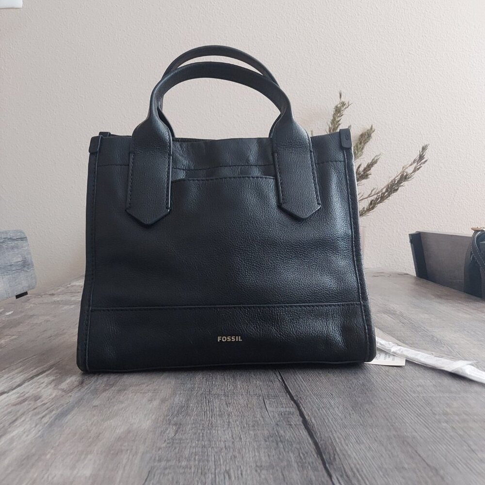 Fossil KYLER Leather Satchel Crossbody Bag